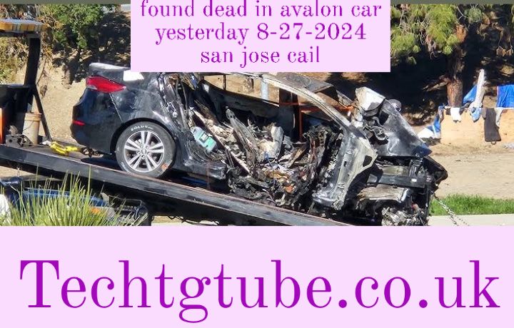 found dead in avalon car yesterday 8-27-2024 san jose cail