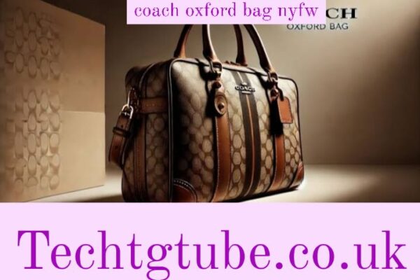 coach oxford bag nyfw