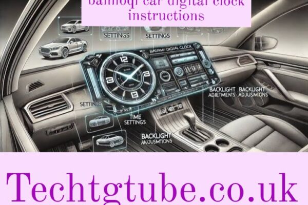 baimoqi car digital clock instructions