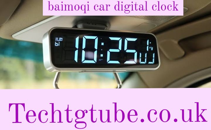 baimoqi car digital clock