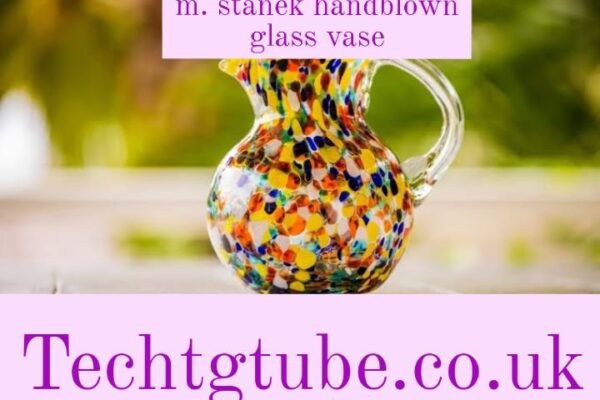 M. Stanek Handblown Glass Vase: A Masterpiece of Artistry and Craftsmanship m. stanek handblown glass vase