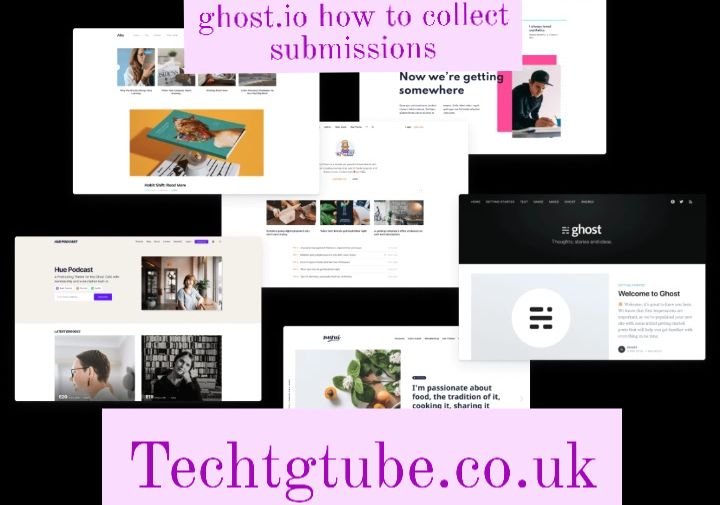 ghost.io how to collect submissions