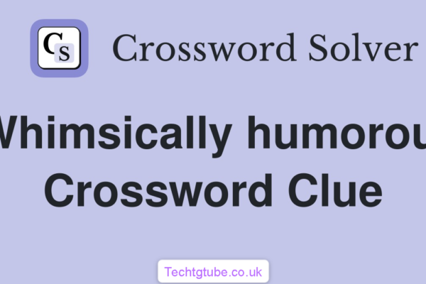 whimsically humorous crossword