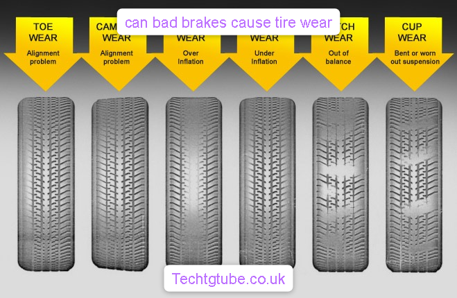 can bad brakes cause tire wear