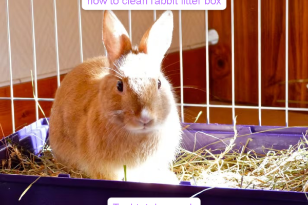 how to clean rabbit litter box