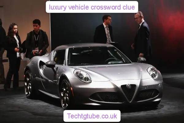 luxury vehicle crossword clue