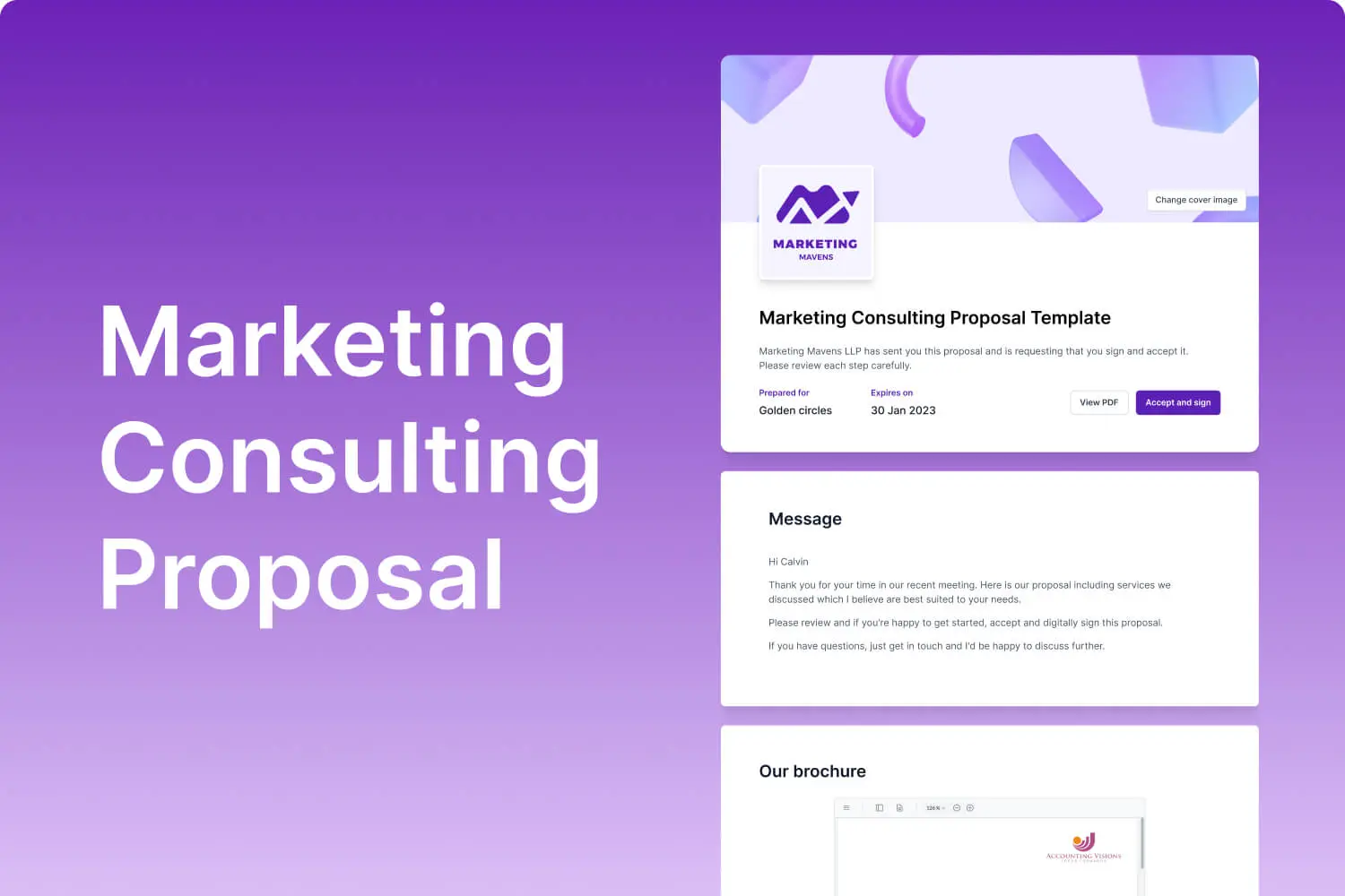 Marketing Consulting Proposal