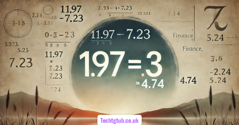 what is the difference between 11.97 and 7.23