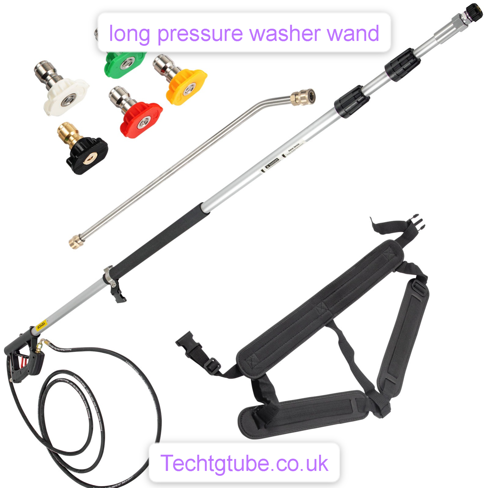 long pressure washer wand